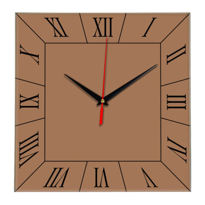 Настенные часы Ideal 847 коричневый светлый