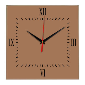 Настенные часы Ideal 848 коричневый светлый