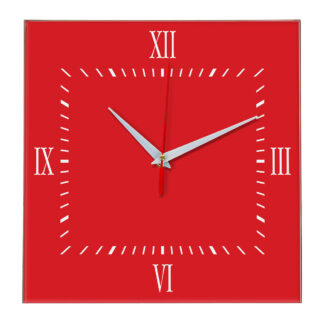 Настенные часы Ideal 848 красный