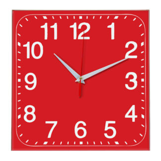 Настенные часы Ideal 849 красный