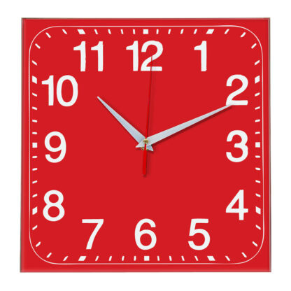 Настенные часы Ideal 849 красный