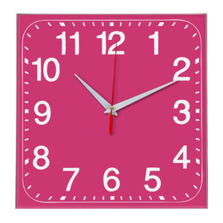 Настенные часы Ideal 849 розовые