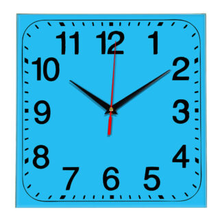 Настенные часы Ideal 849 синий светлый
