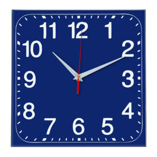 Настенные часы Ideal 849 синий темный
