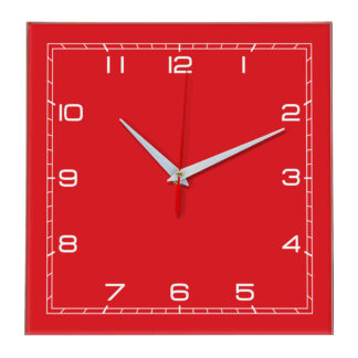 Настенные часы Ideal 850 красный