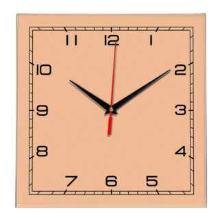 Настенные часы Ideal 850 оранжевый светлый