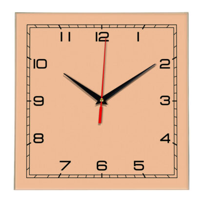 Настенные часы Ideal 850 оранжевый светлый