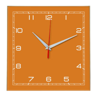 Настенные часы Ideal 850 оранжевый