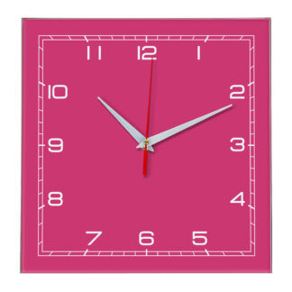 Настенные часы Ideal 850 розовые