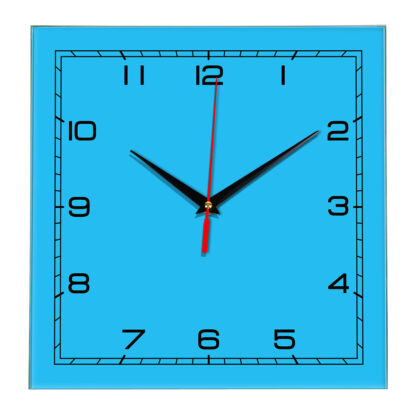 Настенные часы Ideal 850 синий светлый