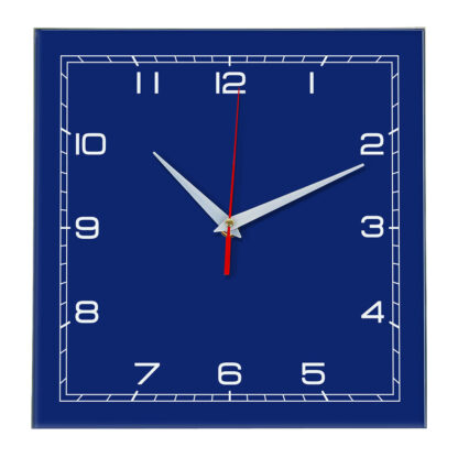 Настенные часы Ideal 850 синий темный