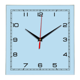 Настенные часы Ideal 850 светло-голубой