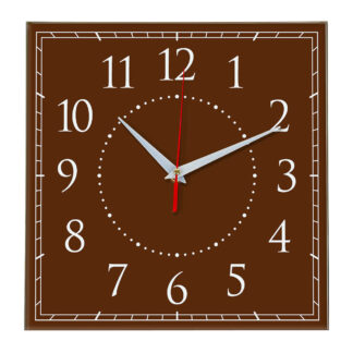 Настенные часы Ideal 851 коричневый