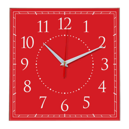Настенные часы Ideal 851 красный