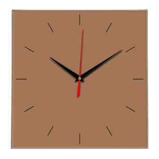 Настенные часы Ideal 852 коричневый светлый