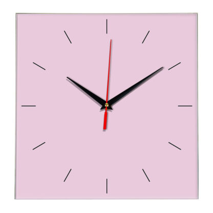 Настенные часы Ideal 852 розовые светлый