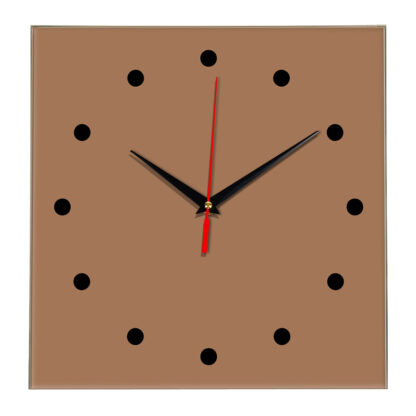 Настенные часы Ideal 853 коричневый светлый