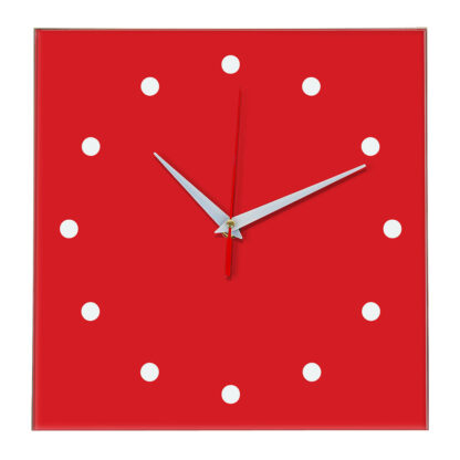 Настенные часы Ideal 853 красный