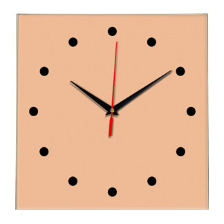 Настенные часы Ideal 853 оранжевый светлый