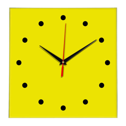 Настенные часы Ideal 853 желтые