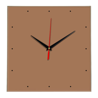 Настенные часы Ideal 854 коричневый светлый
