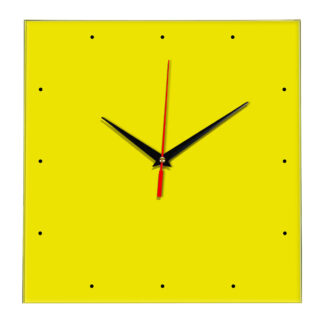 Настенные часы Ideal 854 желтые