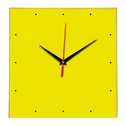 Настенные часы Ideal 854 желтые