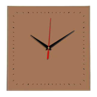 Настенные часы Ideal 855 коричневый светлый