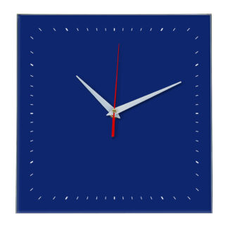 Настенные часы Ideal 855 синий темный