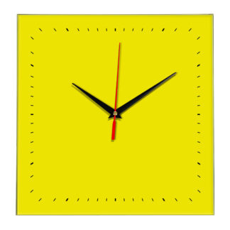 Настенные часы Ideal 855 желтые