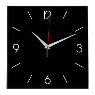 Настенные часы Ideal 856 черные