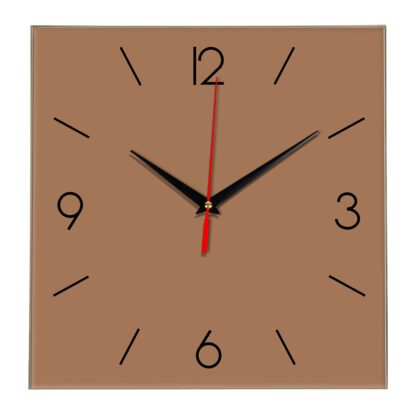 Настенные часы Ideal 856 коричневый светлый