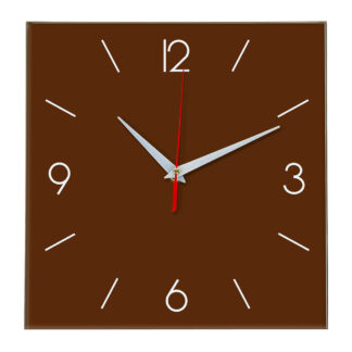 Настенные часы Ideal 856 коричневый