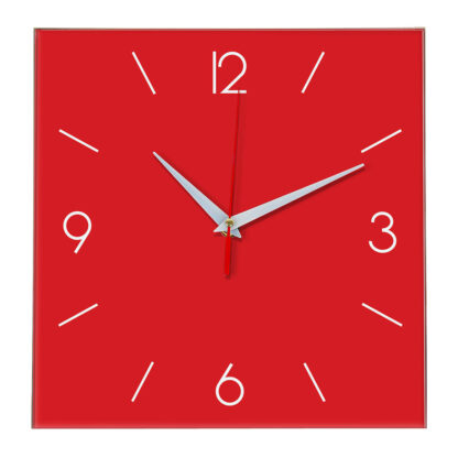 Настенные часы Ideal 856 красный