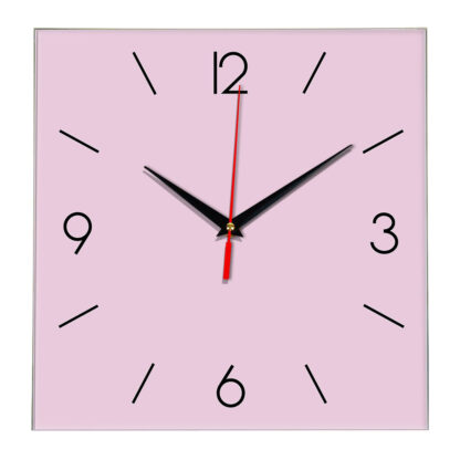 Настенные часы Ideal 856 розовые светлый
