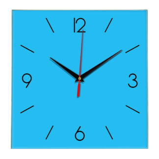 Настенные часы Ideal 856 синий светлый