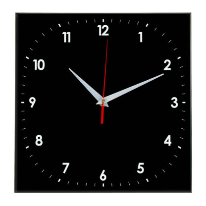 Настенные часы Ideal 857 черные