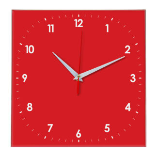 Настенные часы Ideal 857 красный