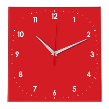 Настенные часы Ideal 857 красный