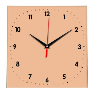 Настенные часы Ideal 857 оранжевый светлый