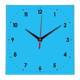 Настенные часы Ideal 857 синий светлый