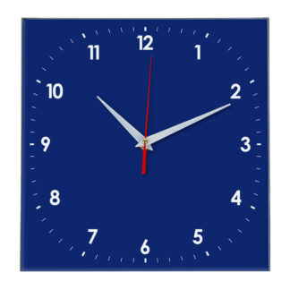 Настенные часы Ideal 857 синий темный
