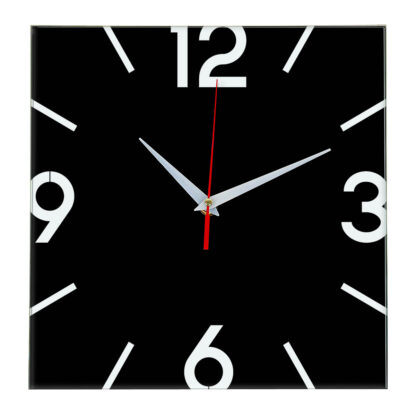 Настенные часы Ideal 858 черные
