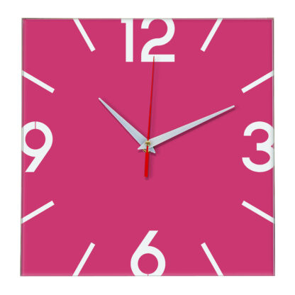 Настенные часы Ideal 858 розовые