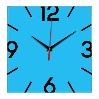 Настенные часы Ideal 858 синий светлый