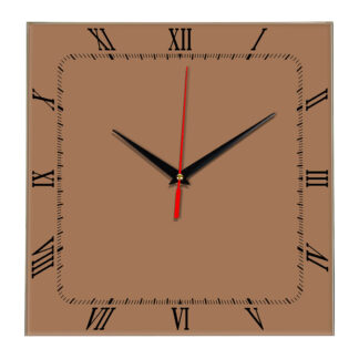 Настенные часы Ideal 866 коричневый светлый