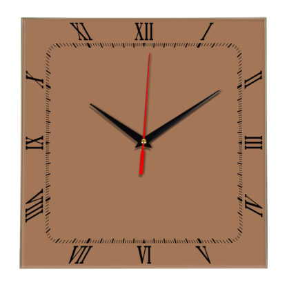Настенные часы Ideal 866 коричневый светлый