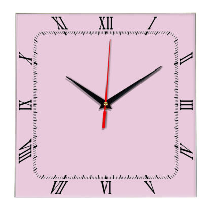 Настенные часы Ideal 866 розовые светлый