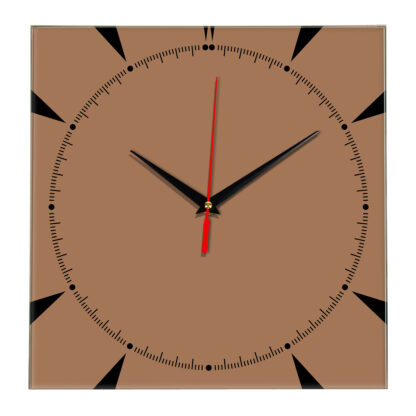 Настенные часы Ideal 867 коричневый светлый