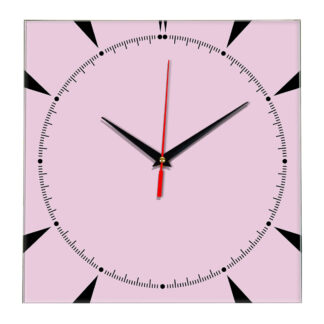 Настенные часы Ideal 867 розовые светлый